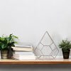 Trendi otthoni dekoráció - Geometrikus florárium üveg - Diamond