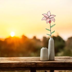 Liliom szál üveg örökvirág