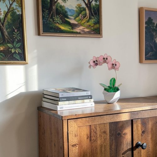 Üveg orchidea örökvirág, mely sosem hervad el