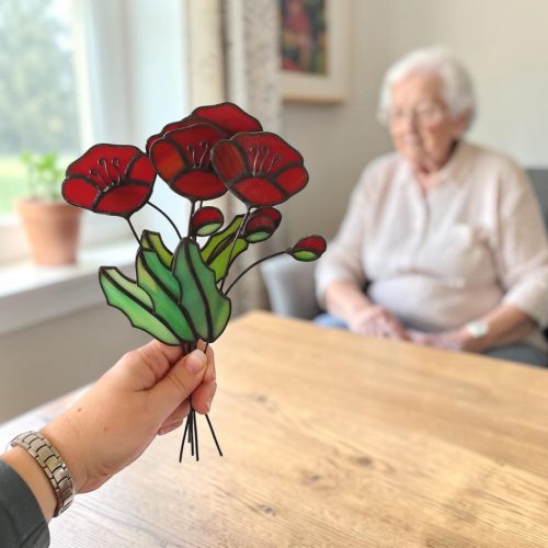 Pipacs szál virágdekoráció