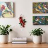 Erdei vörös pinty függődísz