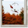 Vörös pintyek - Függeszthető ablakdekoráció