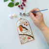 Vörösbegy Üvegfestő DIY alkotócsomag