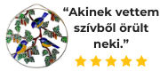 Cinkék faágon üvegfestmény vélemény